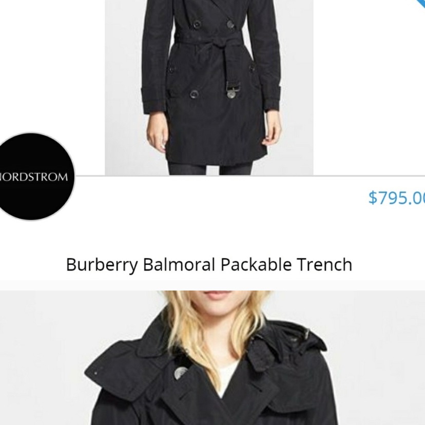 Red Burberry Trench
